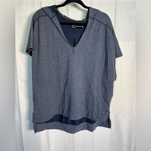 Smartwool Hooded Blue Sweater‎ Top- Large